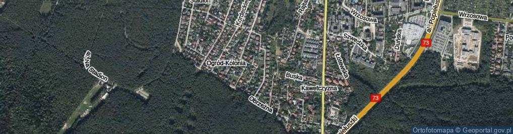 Zdjęcie satelitarne Zamojska ul.