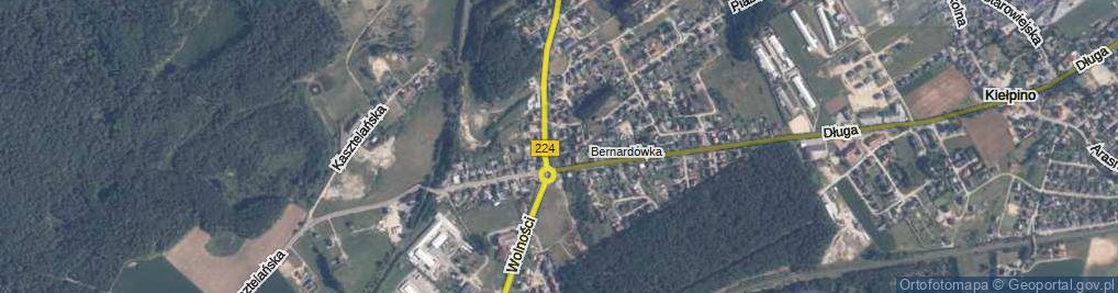 Zdjęcie satelitarne Zaułek ul.