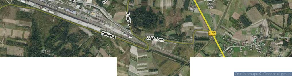 Zdjęcie satelitarne Zakładowa ul.