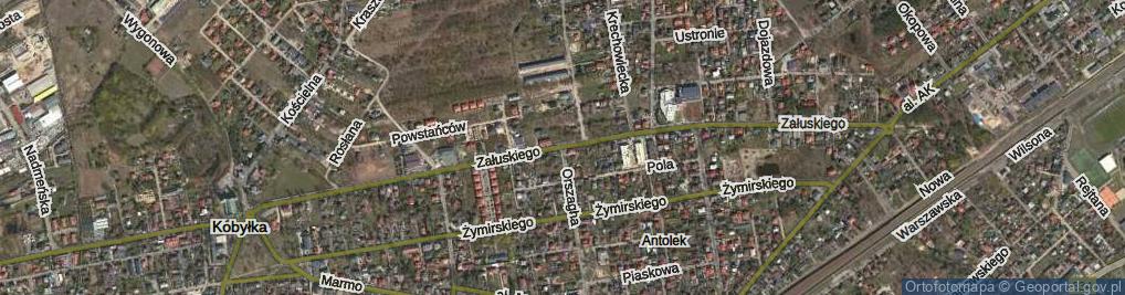 Zdjęcie satelitarne Załuskiego Marcina, ks. ul.