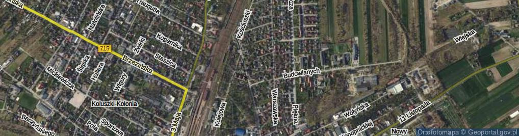 Zdjęcie satelitarne Zawiła ul.