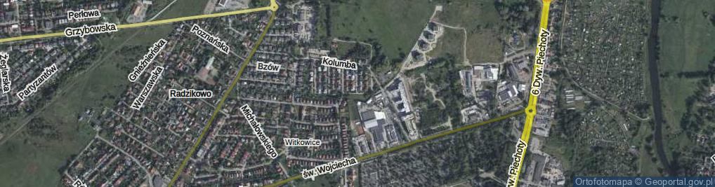 Zdjęcie satelitarne Zaruskiego Mariusza, gen. ul.