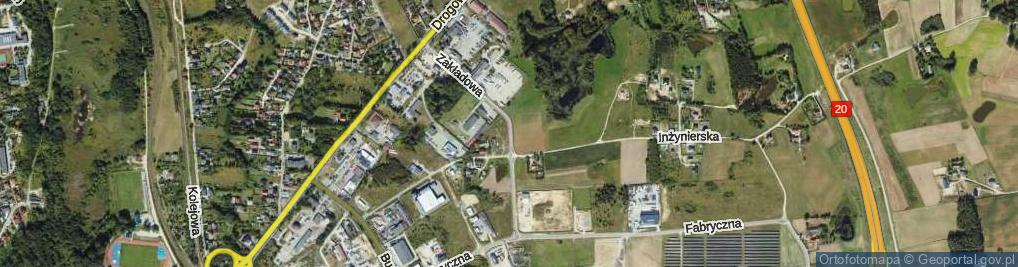 Zdjęcie satelitarne Zakładowa ul.