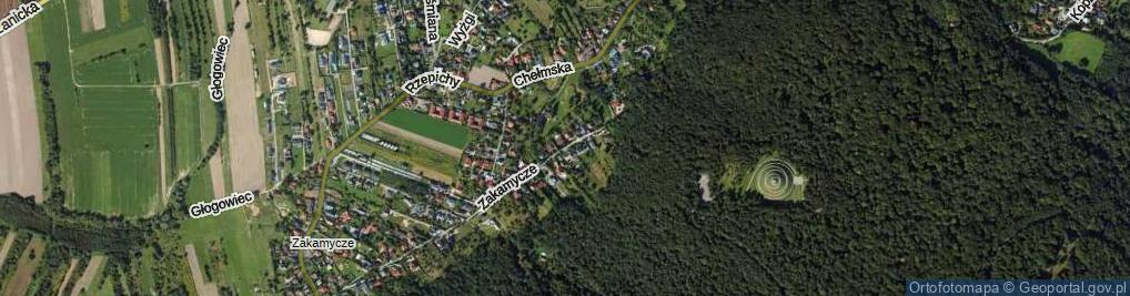 Zdjęcie satelitarne Zakamycze ul.