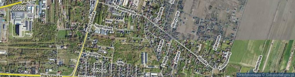 Zdjęcie satelitarne Zaradzyńska ul.