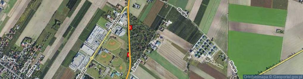Zdjęcie satelitarne Zacisze ul.