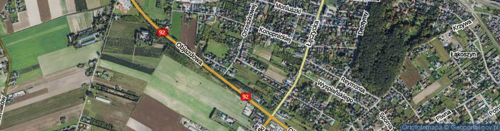 Zdjęcie satelitarne Zapolskiej Gabrieli ul.