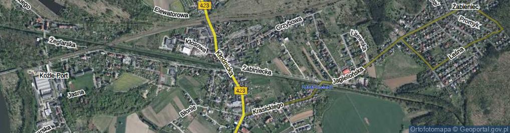 Zdjęcie satelitarne Żabieniecka ul.