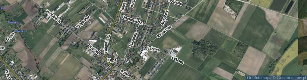 Zdjęcie satelitarne Zawadzka ul.