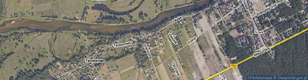 Zdjęcie satelitarne Zaciszna ul.