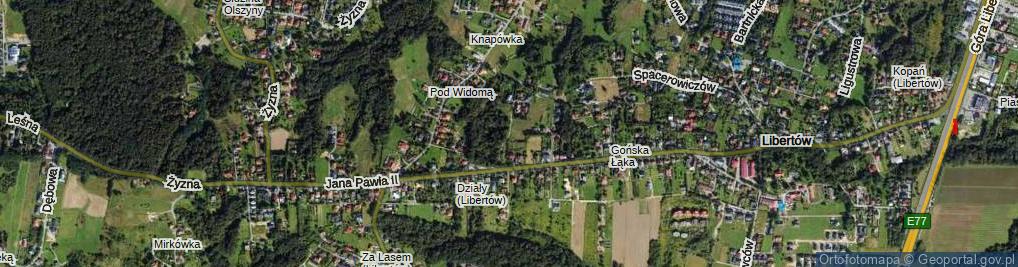 Zdjęcie satelitarne Zagajnik ul.