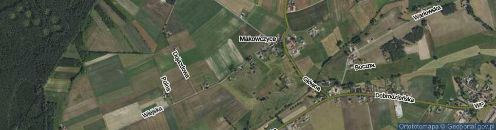 Zdjęcie satelitarne Zamknięta ul.