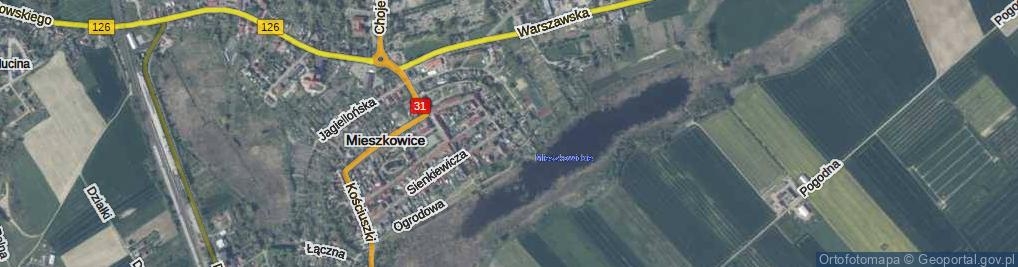 Zdjęcie satelitarne Zaułek Wileński ul.