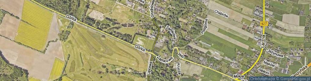 Zdjęcie satelitarne Zamkowa ul.