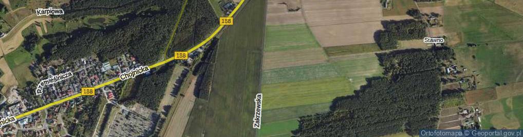 Zdjęcie satelitarne Zakrzewska ul.