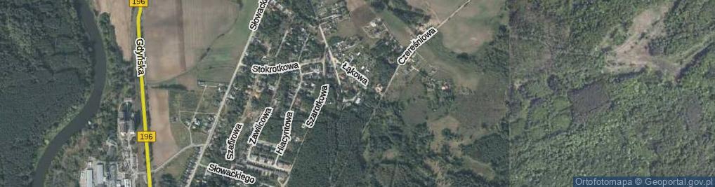 Zdjęcie satelitarne Zacisze ul.