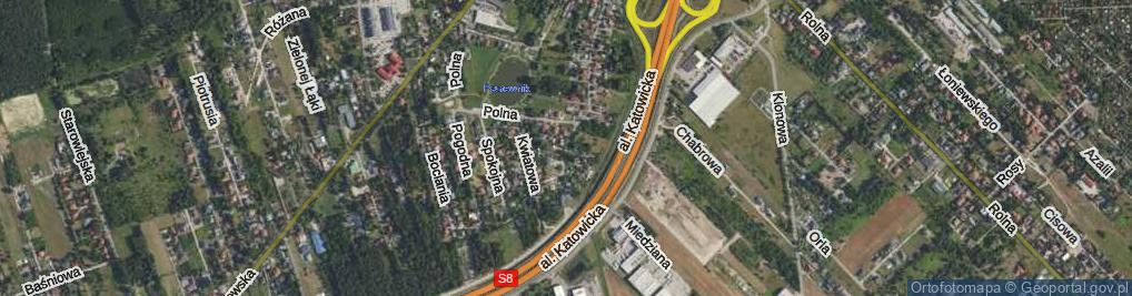 Zdjęcie satelitarne Zarzewie ul.