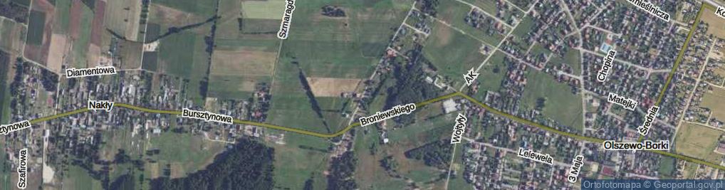 Zdjęcie satelitarne Zacisze ul.