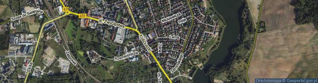 Zdjęcie satelitarne Zana Tomasza ul.