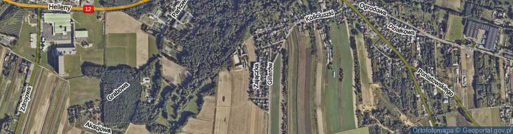 Zdjęcie satelitarne Zajączka Józefa, gen. ul.