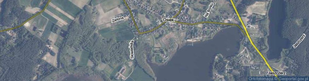 Zdjęcie satelitarne Zamkowa ul.