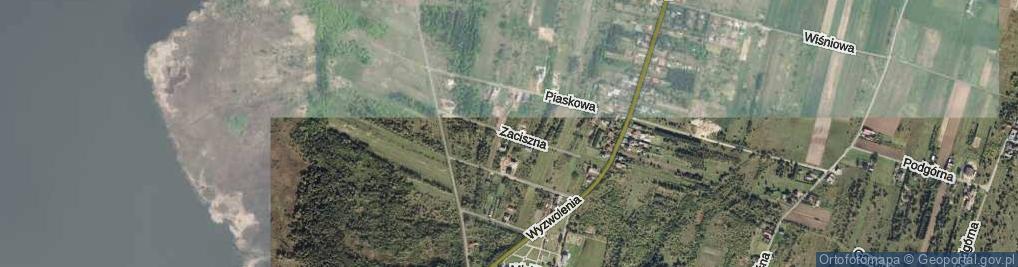 Zdjęcie satelitarne Zaciszna ul.