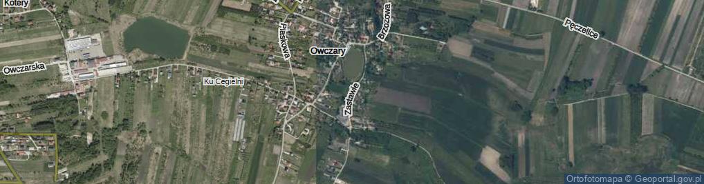 Zdjęcie satelitarne Zastawie ul.