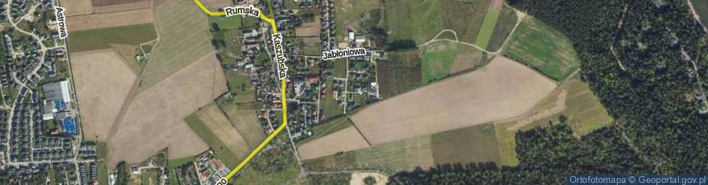 Zdjęcie satelitarne Zachodnia ul.