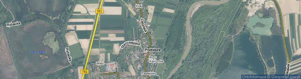 Zdjęcie satelitarne Zatorska ul.