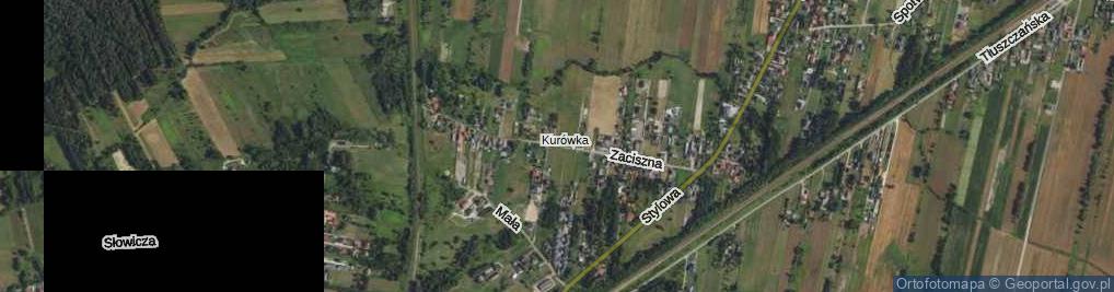 Zdjęcie satelitarne Zaciszna ul.