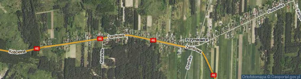 Zdjęcie satelitarne Zamkowa ul.