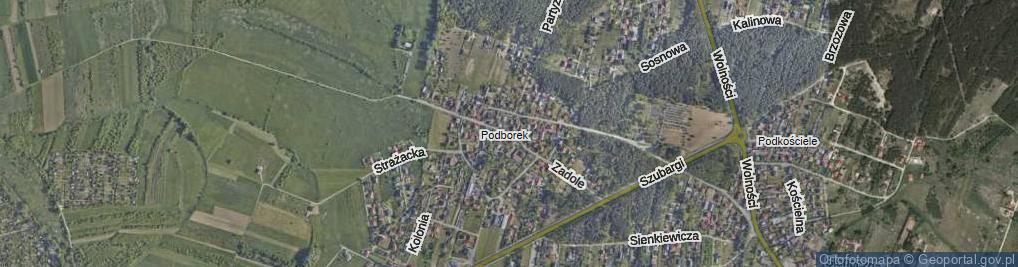 Zdjęcie satelitarne Zadole ul.