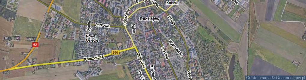 Zdjęcie satelitarne Zaułek ul.