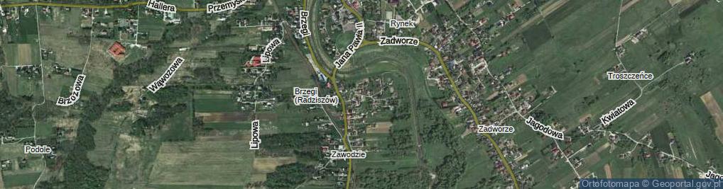 Zdjęcie satelitarne Zacisze ul.