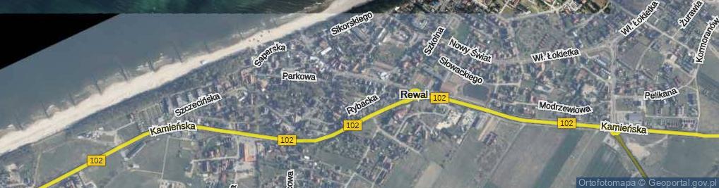 Zdjęcie satelitarne Zaułek ul.