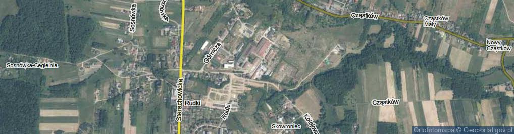 Zdjęcie satelitarne Zakładowa ul.