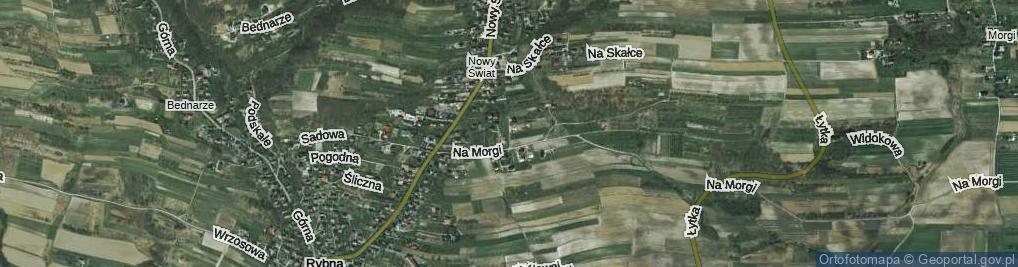 Zdjęcie satelitarne Zakątek ul.