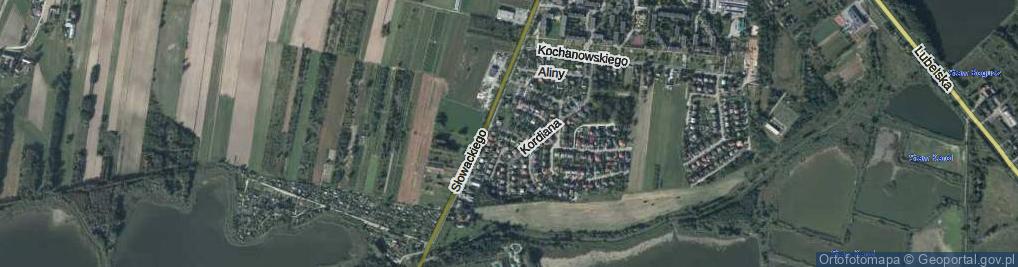 Zdjęcie satelitarne Zawiszy Czarnego ul.