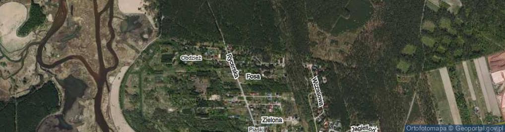 Zdjęcie satelitarne Zamurowa ul.