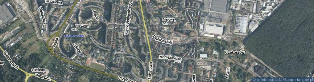 Zdjęcie satelitarne Zaranie ul.