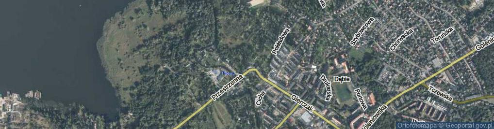 Zdjęcie satelitarne Zapomniana ul.