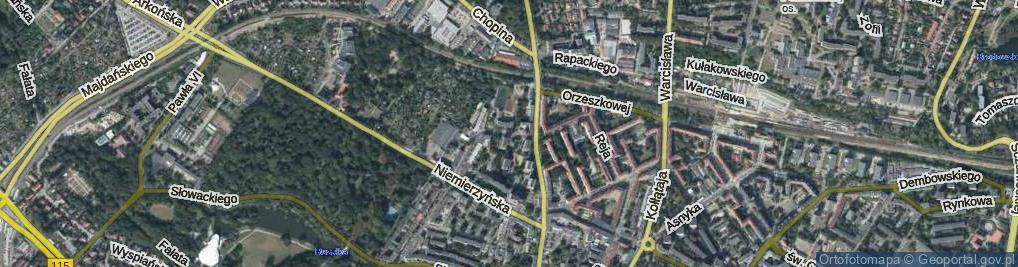 Zdjęcie satelitarne Zamoyskiego Jana, hetm. ul.