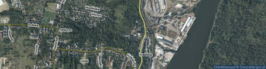 Zdjęcie satelitarne Zamknięta ul.