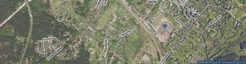 Zdjęcie satelitarne Zachodnia ul.