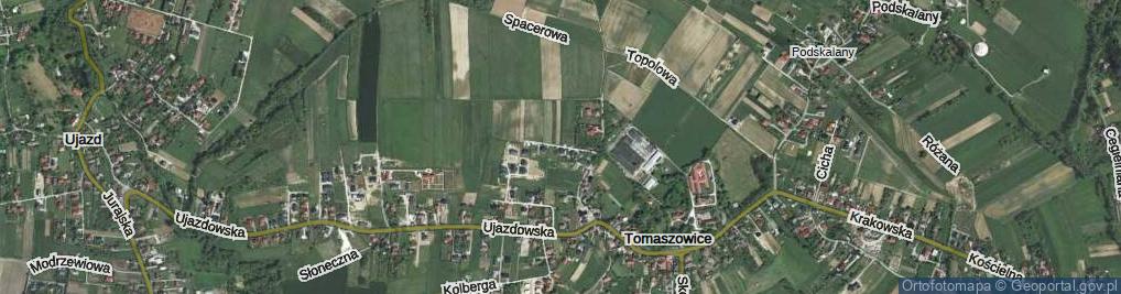 Zdjęcie satelitarne Za Stodołami ul.