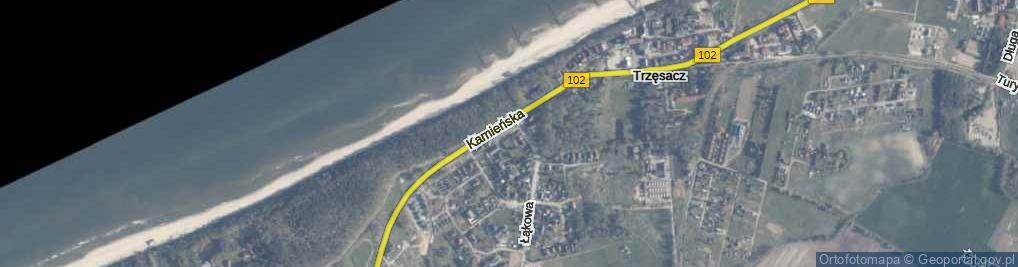 Zdjęcie satelitarne Zaułek ul.