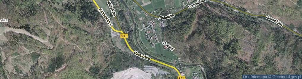 Zdjęcie satelitarne Żarnowiec ul.