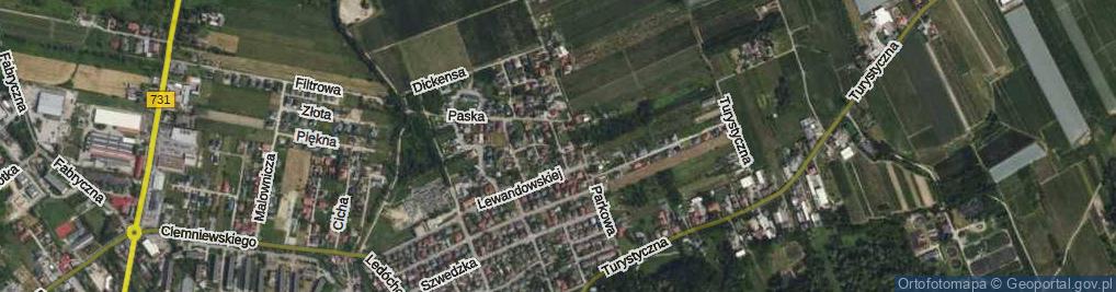 Zdjęcie satelitarne Zagłoby Jana Onufrego ul.