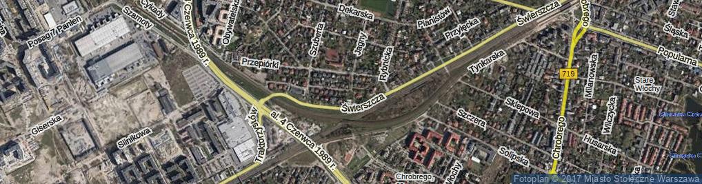 Zdjęcie satelitarne Zaranie ul.