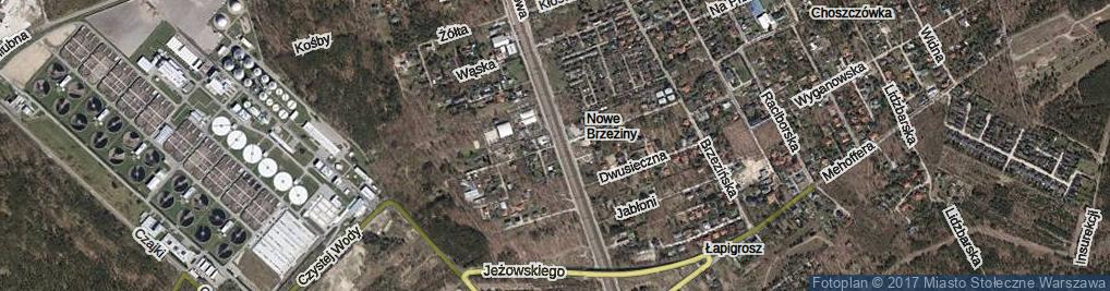 Zdjęcie satelitarne Zawiślańska ul.